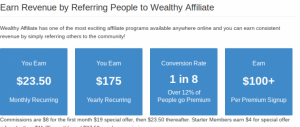 revenue, wealthy affiliate, bootcamp, certification