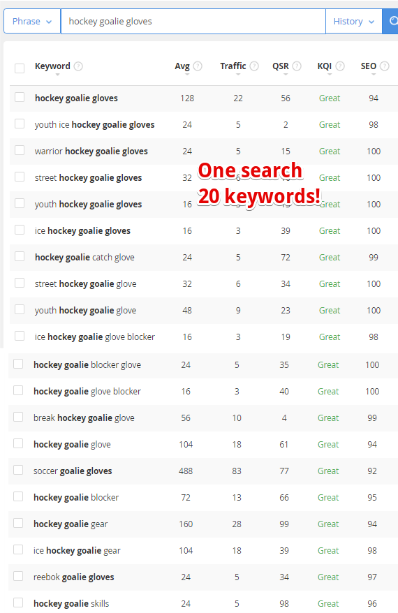 Keyword search, Jaaxy