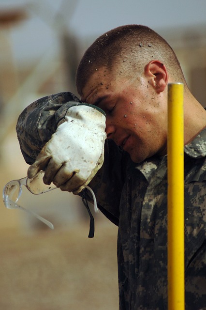 Worker sweating, your future