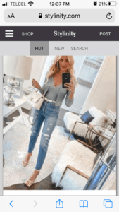 Woman taking Selfie